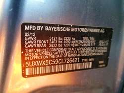2012 BMW X3 XDRIVE28I — 5